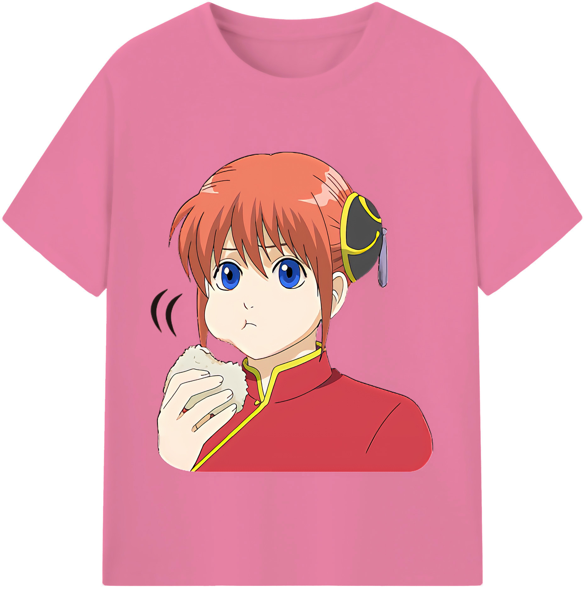 （画像用） ぎんたま 坂田銀時（さかたぎんとき） 神楽 志村新八（しむら しんぱち） GINTAMA Sakata Gintoki Kagura Shimura Shinpachi 綿100％半袖Tシャツ（フロントプリント）